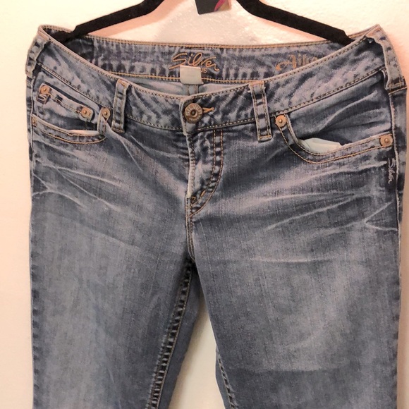 Silver Denim Jeans Wide Leg sz29 - Picture 2 of 7